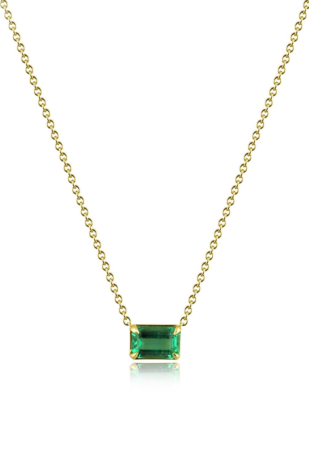 monopetro-kolie-apo-chreso-k18-me-smaraythi-zampias-0-56ct-1870