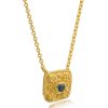 vezantino-kolie-tetrayono-apo-chreso-k18-me-zafeiri-0-09ct-a17840