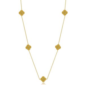 vezantino-kolie-staeroethakia-apo-chreso-k18-me-thiamantia-0-08ct-2069