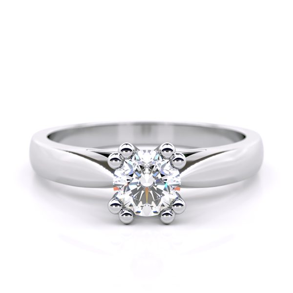Clio-Solitaire-Engagement-Ring-18K-White-Gold-front-0