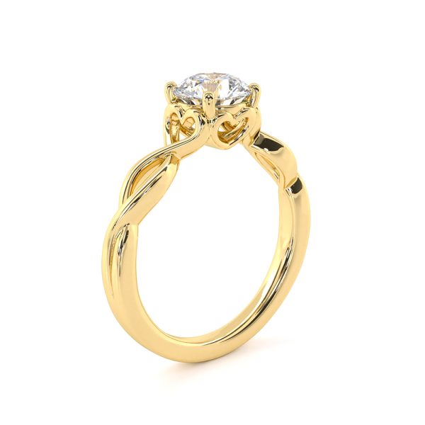 Infinity-1ct-Round-Diamond-Solitaire-Engagement-Ring-in-18k-Yellow-Gold-side-2