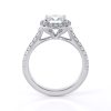 Thalia-Cushion-Cut-Halo-Diamond-Ring-with-Accent-Stones-in-18K-White-Gold-front