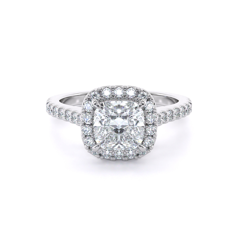 Thalia-Cushion-Cut-Halo-Diamond-Ring-with-Accent-Stones-in-18K-White-Gold