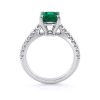 DA00743 Emerald_ with side stones_RR01_stand_front_white_emerald_Denoised_beauty